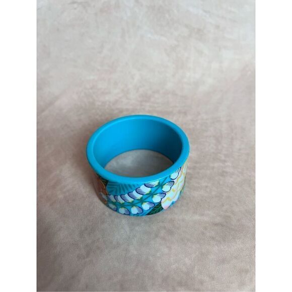 Vintage 1980s Hawaiian Bangle Tropical - Picture 5 of 5